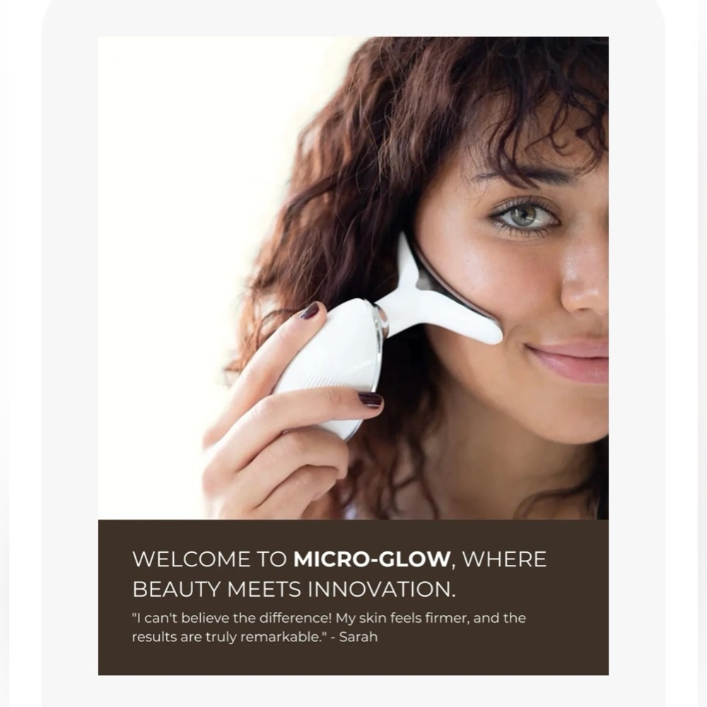Mini Micro Glow, Intense Pulsed Light Wrinkle Reducing Instrument New in box